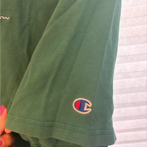 Champion Forest Green Tee with Logo - Picture 3 of 4